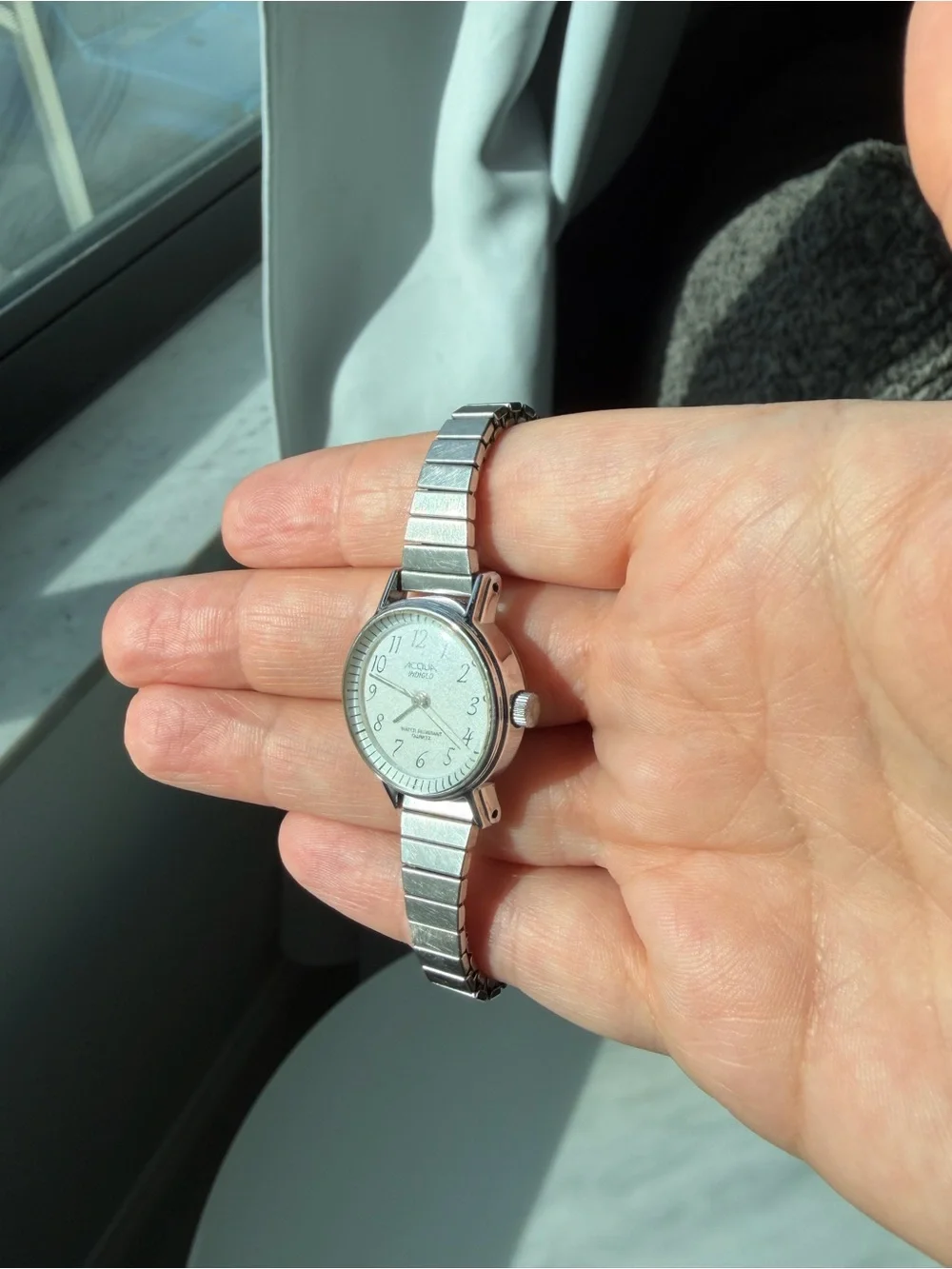 Timex Acqua Indiglo Silver Tone Women's Watch/ Working/ New Battery